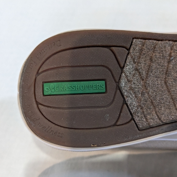 Grasshoppers Tan and White Boat Shoe Loafers Size 7 - Picture 10 of 11